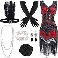 FEPITO Sequin Fringed Accessories Red%EF%BC%88Style Review: Pros & Cons