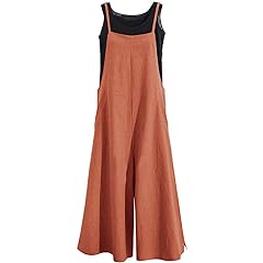 YESNO Cropped Jumpsuits Overalls B Rust Cotton Review: Pros & Cons