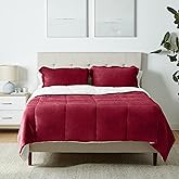 AmazonBasics Ultra Soft Micromink Comforter Burgundy Review: Pros & Cons