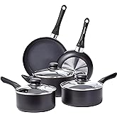 AmazonBasics 8 Piece Non Stick Kitchen Cookware Review: Pros & Cons