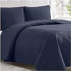 Mellanni Bedspread Coverlet Set Navy Review: Pros & Cons