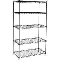 Seville Classics 5 Tier Steel Shelving Review: Pros & Cons