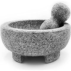 Granite Mortar Pestle Set Molcajete Review: Pros & Cons