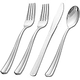 WDF 500PCS Silver Plastic Silverware Review: Pros & Cons