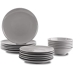 AmazonBasics 18 Piece Stoneware Dinnerware Set Review: Pros & Cons