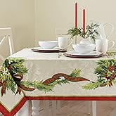 Benson Mills Christmas Engineered Tablecloth Review: Pros & Cons