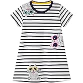 Youlebao Cartoon Appliques Striped Dresses Review: Pros & Cons