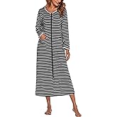 Ekouaer Nightgowns Pockets Striped Loungewear Review: Pros & Cons