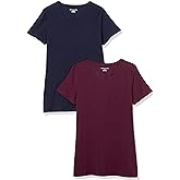 Amazon Essentials Short Sleeve Crewneck Burgundy Review: Pros & Cons