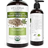 Hemp Seed Oil Velona Unrefined Review: Pros & Cons