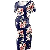 Navy Floral Maternity Dresses Photoshoot Review: Pros & Cons