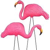 GIFTEXPRESS Pink Flamingos Yard Decorations Review: Pros & Cons