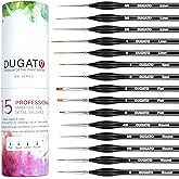 Miniature Paint Brushes Detail DUGATO Review: Pros & Cons