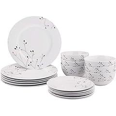 AmazonBasics 18 Piece Dinnerware Set Branches Review: Pros & Cons