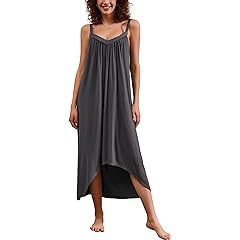 Ekouaer Sleeveless Nightgown Sleepshirt Grey_6696 Review: Pros & Cons