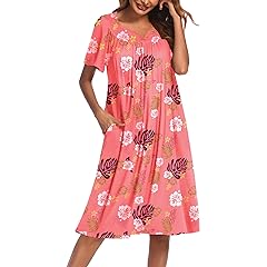 Ekouaer Nightgown Lounger Dress Floral Pockets Review: Pros & Cons